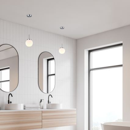 Rabalux - Lampa łazienkowa na linkę 1xE14/40W/230V IP44 chrom błyszczący