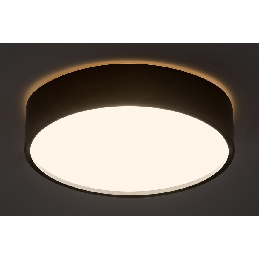 Rabalux - LED Plafon LED/18W/230V IP44 4000K śr. 28 cm czarne