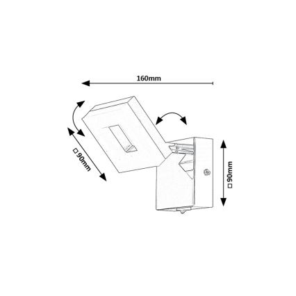 Rabalux - LED Kinkiet łazienkowy LED/5W/230V 4000K IP44