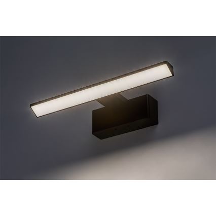 Rabalux - Oświetlenie LED do lustra łazienkowego, 6W/230V, IP44, 30 cm, czarne