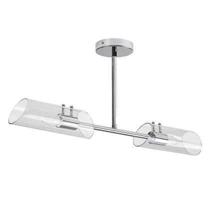 Rabalux - Żyrandol łazienkowy na drążku 2xE14/12W/230V IP44 chrom błyszczący