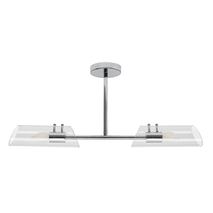 Rabalux - Żyrandol łazienkowy na drążku 2xE14/12W/230V IP44 chrom błyszczący