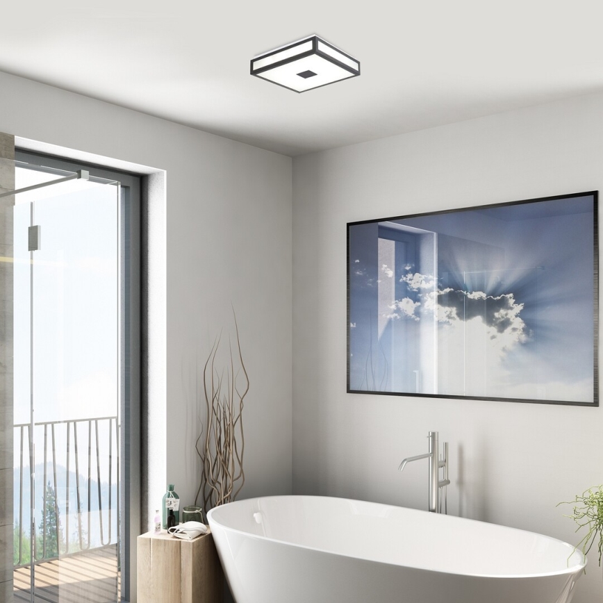 Rabalux - LED Plafon łazienkowy LED/18W/230V IP44 czarny