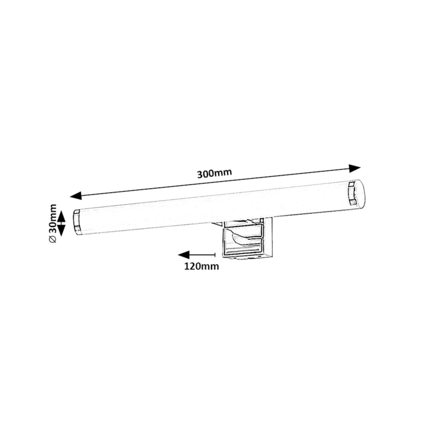 Rabalux - LED Łazienkowe oświetlenie lustra LED/5W/230V IP44