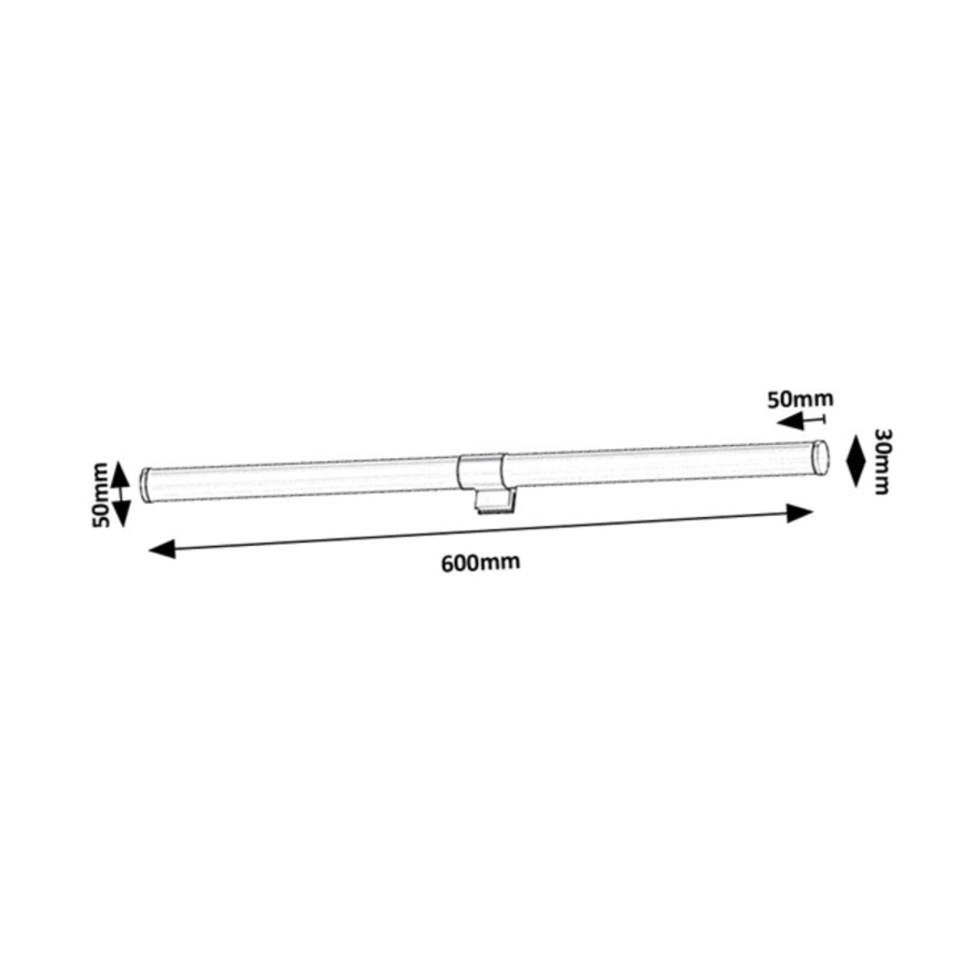 Rabalux - LED oświetlenie lustra łazienkowego LED/8W/230V IP44 60 cm