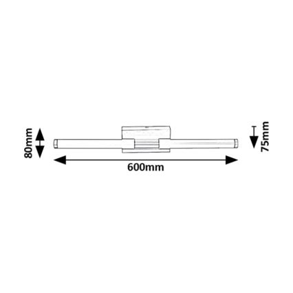 Rabalux - LED Kinkiet łazienkowy LED/8W/230V 4000K IP44