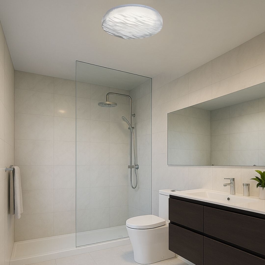 Rabalux - Plafon LED do łazienki, 24 W, 230 V, IP44, 4000 K, średnica 38 cm