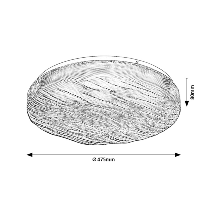 Rabalux - LED łazienkowa oprawa sufitowa LED/36W/230V IP44 4000K śr. 47,5 cm