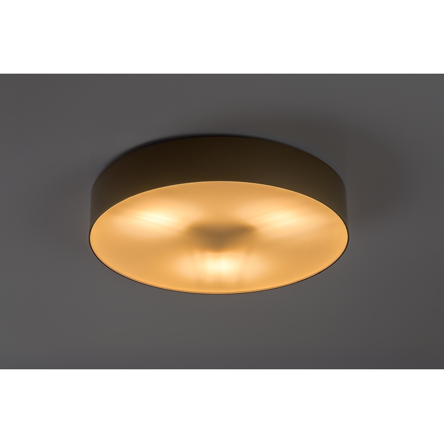Rabalux - Zewnętrzna lampa sufitowa 3xE27/9W/230V śr. 39 cm IP43 beżowa