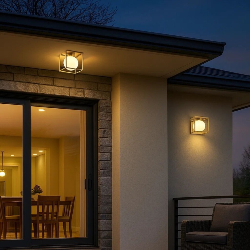 Rabalux - kinkiet zewnętrzny 1xE14/15W/230V IP44 złoty