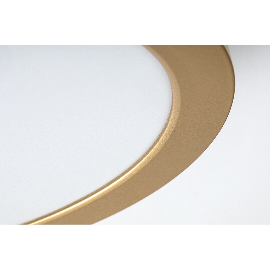 Rabalux - LED plafon łazienkowy LED/24W/230V, średnica 22 cm, IP44, złoty