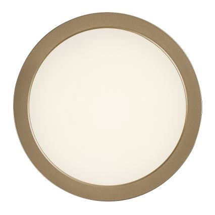 Rabalux - LED plafon łazienkowy LED/24W/230V, średnica 22 cm, IP44, złoty