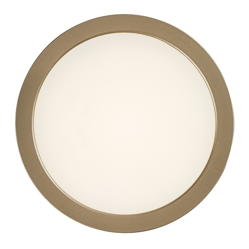 Rabalux - LED plafon łazienkowy LED/24W/230V, średnica 22 cm, IP44, złoty