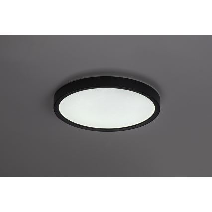 Rabalux - Oprawa sufitowa LED do łazienki LED/18W/230V 3000/4000/6000K Ø 29 cm IP44 czarna