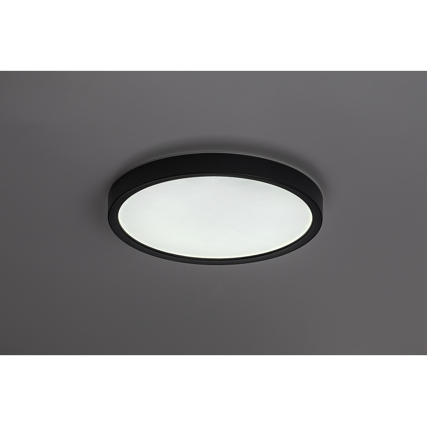 Rabalux - Oprawa sufitowa LED do łazienki LED/18W/230V 3000/4000/6000K Ø 29 cm IP44 czarna