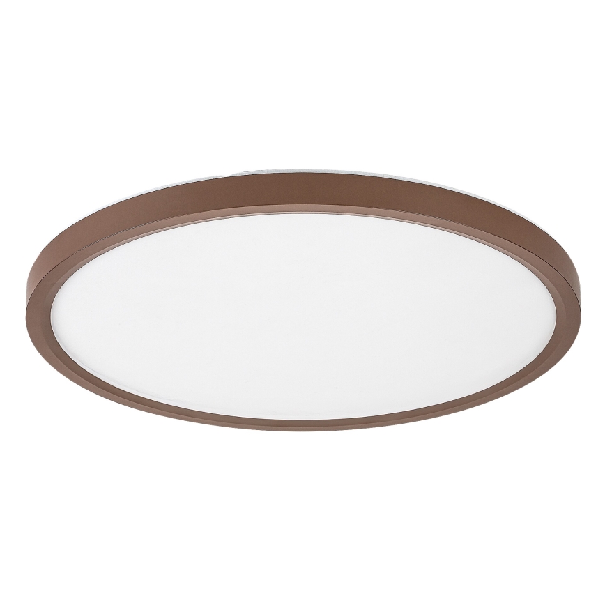 Rabalux - Oprawa sufitowa LED do łazienki, 24 W, 230 V, 3000/4000/6000 K, Ø 40 cm, IP44, brązowa