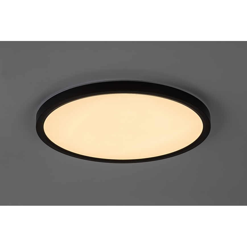 Rabalux - LED Plafon łazienkowy LED/24W/230V 3000/4000/6000K śr. 40 cm IP44 czarny