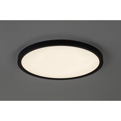 Rabalux - LED Plafon łazienkowy LED/24W/230V 3000/4000/6000K śr. 40 cm IP44 czarny