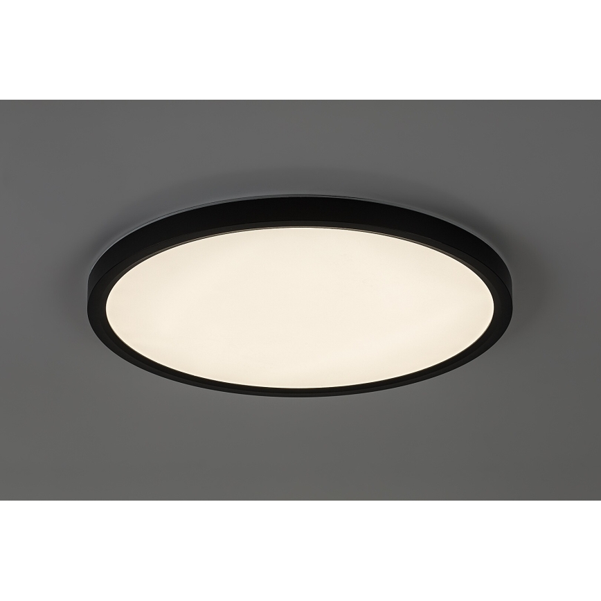 Rabalux - LED Plafon łazienkowy LED/24W/230V 3000/4000/6000K śr. 40 cm IP44 czarny