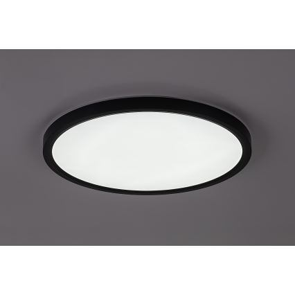Rabalux - LED Plafon łazienkowy LED/24W/230V 3000/4000/6000K śr. 40 cm IP44 czarny