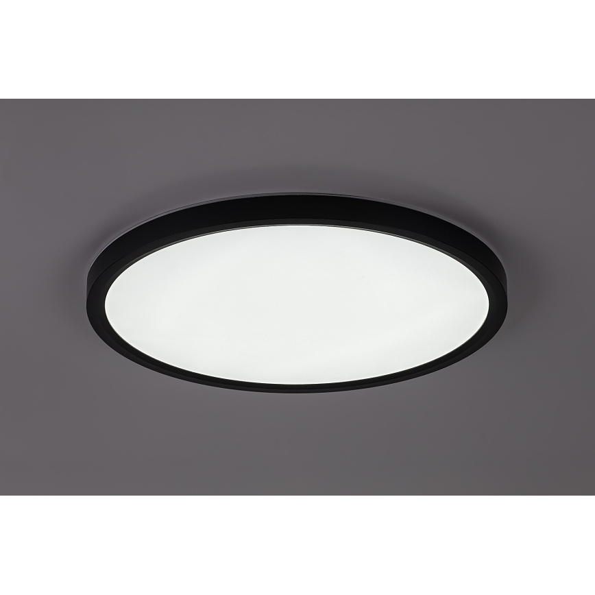 Rabalux - LED Plafon łazienkowy LED/24W/230V 3000/4000/6000K śr. 40 cm IP44 czarny