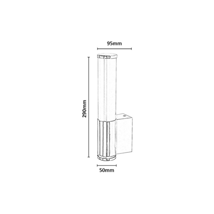 Rabalux - LED Kinkiet łazienkowy LED/6W/230V IP44 błyszczący chrom