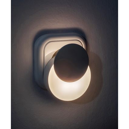 Rabalux - LED Lampka nocna z czujnikiem zmierzchu do gniazdka LED/0,3W/230V 3000K