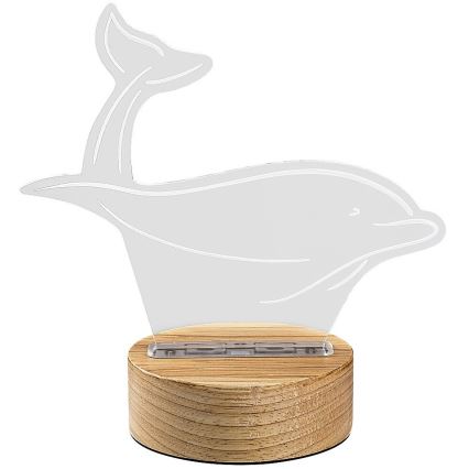 Rabalux - LED Dziecięca lampka LED/2W/5V 3000K dolphin buk