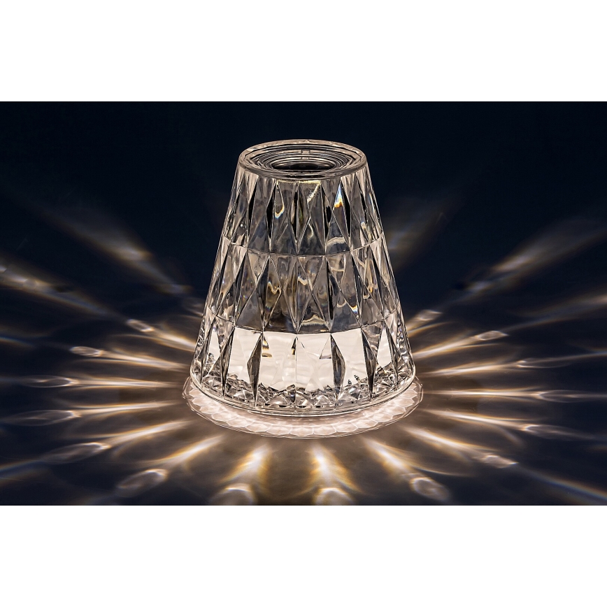 Rabalux - LED RGB Ściemnialna akumulatorowa lampa stołowa LED/2W/5V/3xAAA 3000K