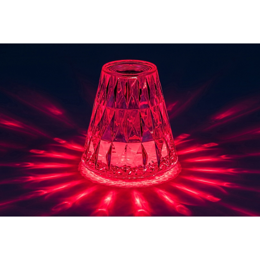 Rabalux - LED RGB Ściemnialna akumulatorowa lampa stołowa LED/2W/5V/3xAAA 3000K