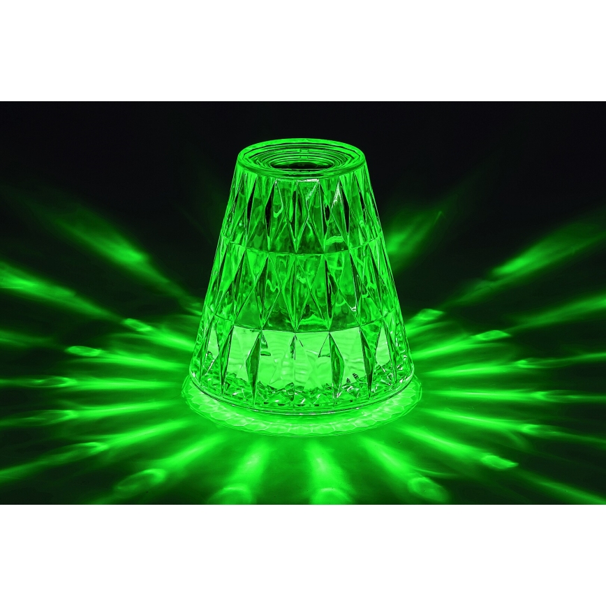 Rabalux - LED RGB Ściemnialna akumulatorowa lampa stołowa LED/2W/5V/3xAAA 3000K