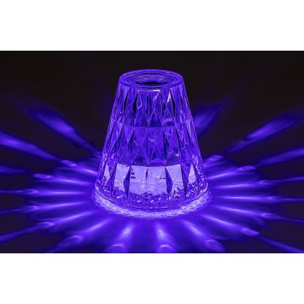 Rabalux - LED RGB Ściemnialna akumulatorowa lampa stołowa LED/2W/5V/3xAAA 3000K