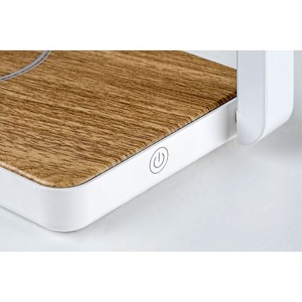 Rabalux - LED Lampa stołowa ściemnialna z wireless charger LED/4W/5V 3000K