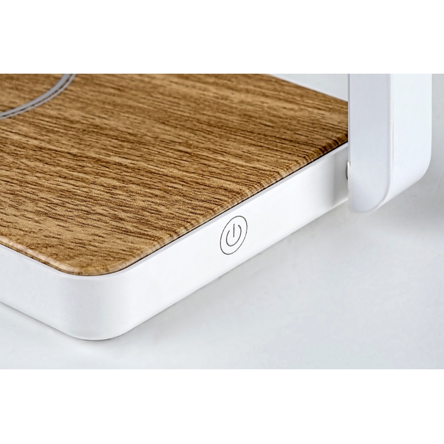 Rabalux - LED Lampa stołowa ściemnialna z wireless charger LED/4W/5V 3000K
