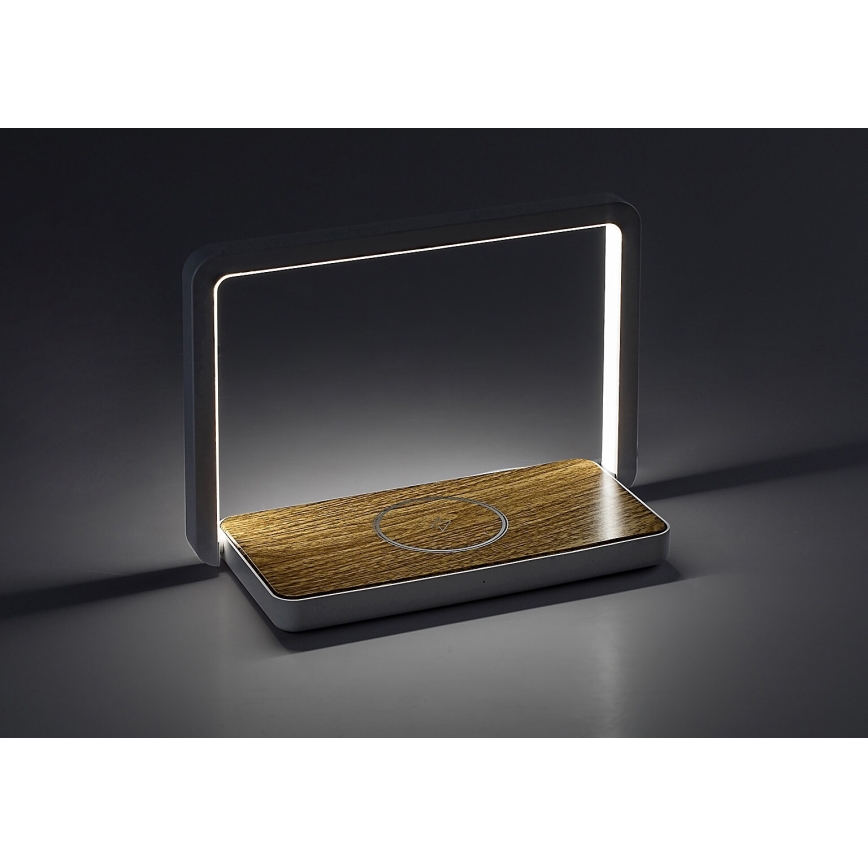Rabalux - LED Lampa stołowa ściemnialna z wireless charger LED/4W/5V 3000K