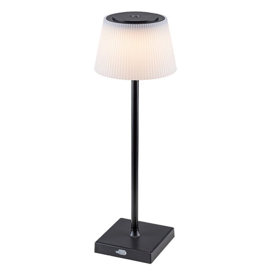 Rabalux - LED Akumulatorowa ściemnialna lampa stołowa LED/4W/3,7V 1800 mAh 3000-5000K IP44 czarna