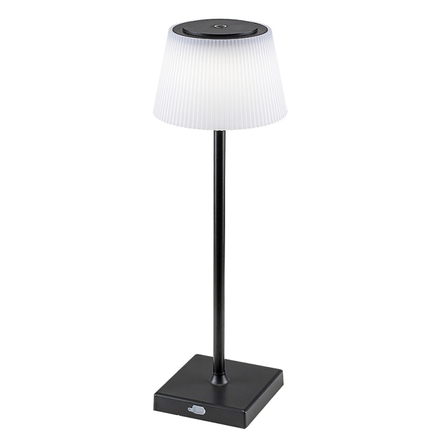 Rabalux - LED Akumulatorowa ściemnialna lampa stołowa LED/4W/3,7V 1800 mAh 3000-5000K IP44 czarna