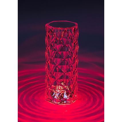 Rabalux 76015 - LED RGB Ściemnialna akumulatorowa lampa stołowa SIGGY LED/1,5W/3,7V 800 mAh