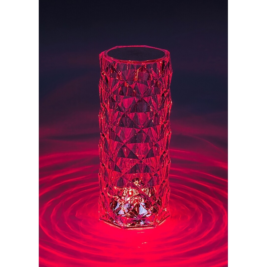 Rabalux 76015 - LED RGB Ściemnialna akumulatorowa lampa stołowa SIGGY LED/1,5W/3,7V 800 mAh