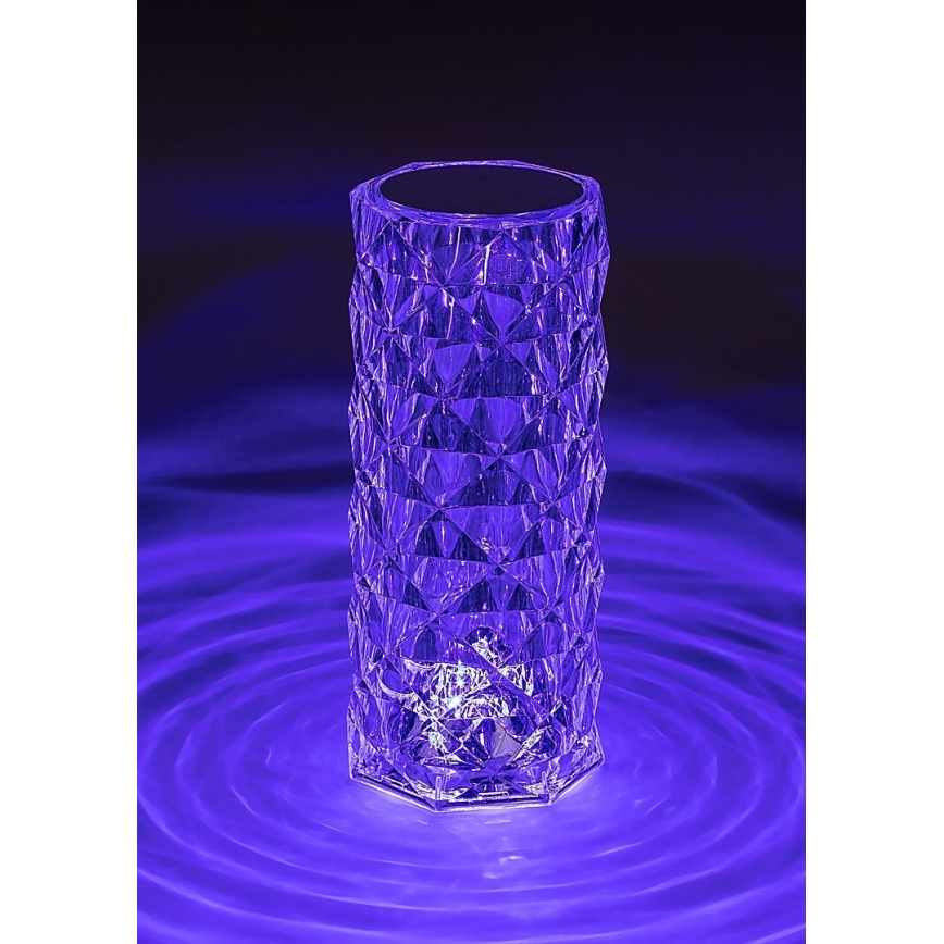 Rabalux 76015 - LED RGB Ściemnialna akumulatorowa lampa stołowa SIGGY LED/1,5W/3,7V 800 mAh
