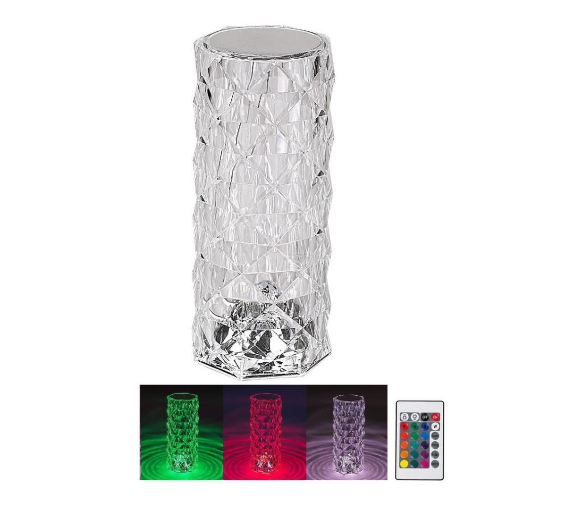 Rabalux 76015 - LED RGB Akumulatorowa lampa stołowa SIGGY LED/1,5W/3,7V