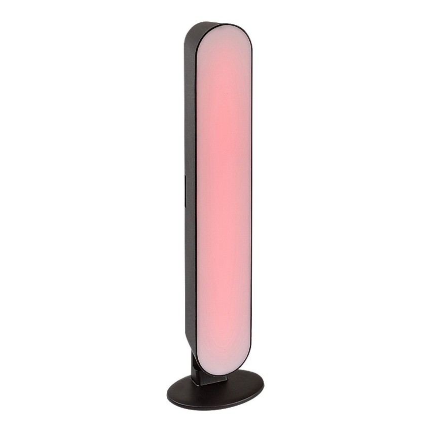 Rabalux - LED RGB Ściemnialna akumulatorowa lampa stołowa LED/3W/5V czarna + pilot zdalnego sterowania