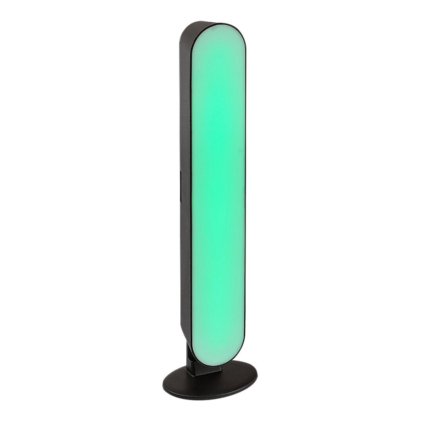 Rabalux - LED RGB Ściemnialna akumulatorowa lampa stołowa LED/3W/5V czarna + pilot zdalnego sterowania