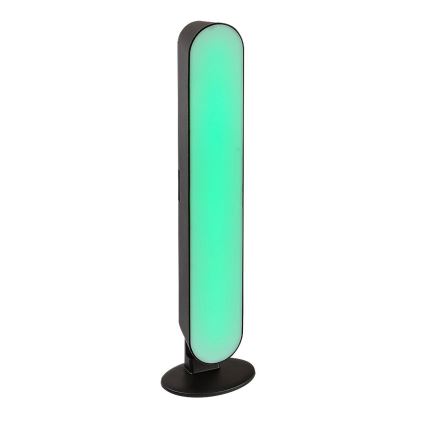 Rabalux - LED RGB Regulowana lampa stołowa LED/3W/5V czarna + pilot do zdalnego sterowania