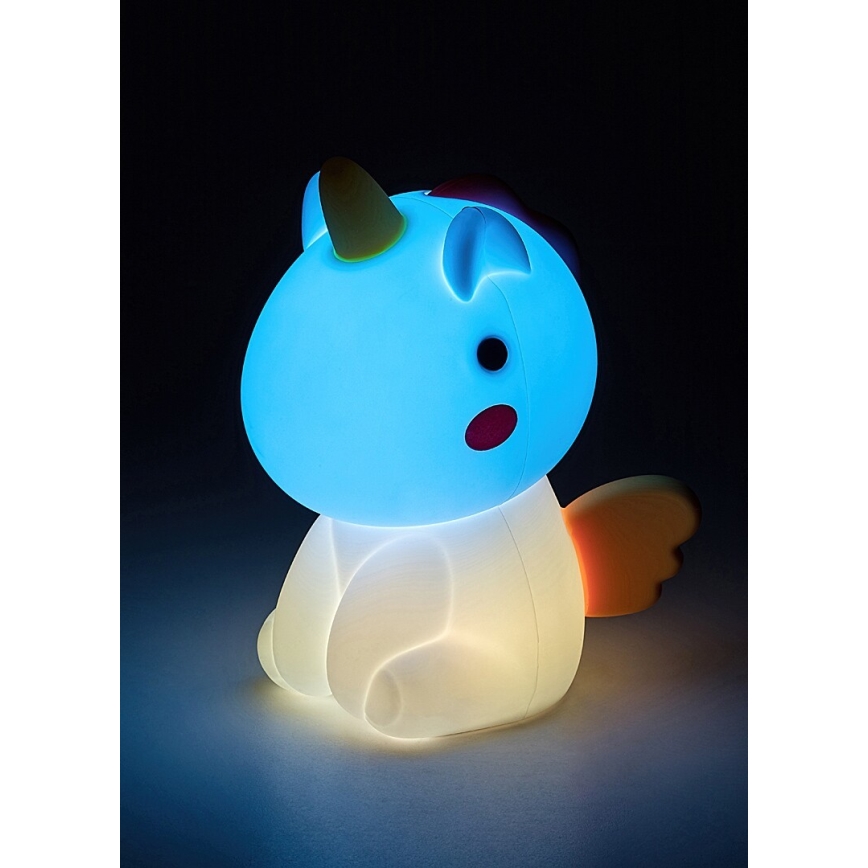 Rabalux - LED RGB Ściemnialna akumulatorowa dziecięca lampka stołowa LED/0,45W/5V