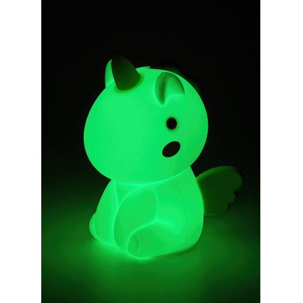 Rabalux - LED RGB Ściemnialna akumulatorowa dziecięca lampka stołowa LED/0,45W/5V