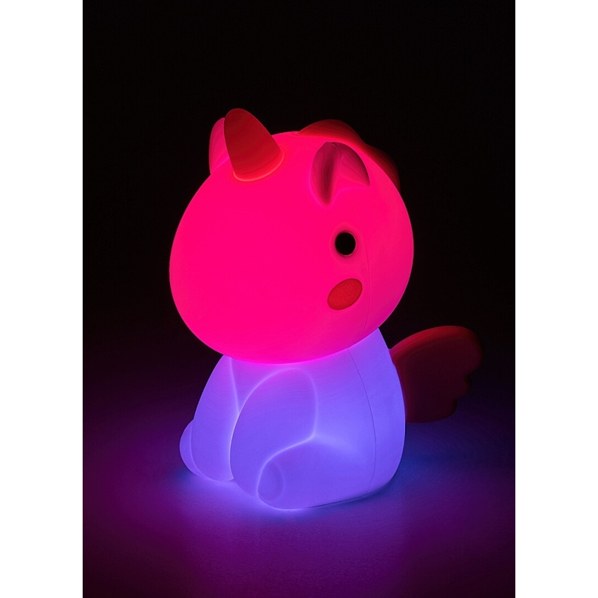Rabalux - LED RGB Ściemnialna akumulatorowa dziecięca lampka stołowa LED/0,45W/5V