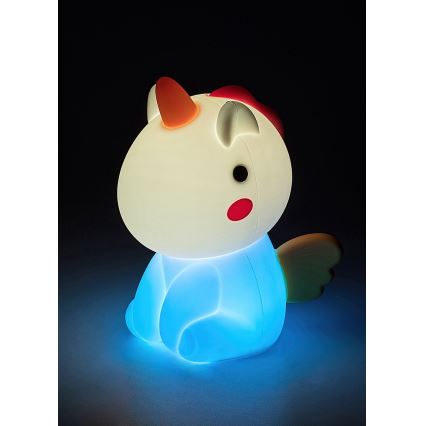 Rabalux - LED RGB Ściemnialna akumulatorowa dziecięca lampka stołowa LED/0,45W/5V