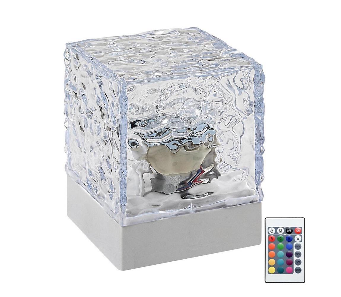 Rabalux 76022 - LED RGB ładowalny Lampa stołowa CUBIKO LED/1W/5V + pilot