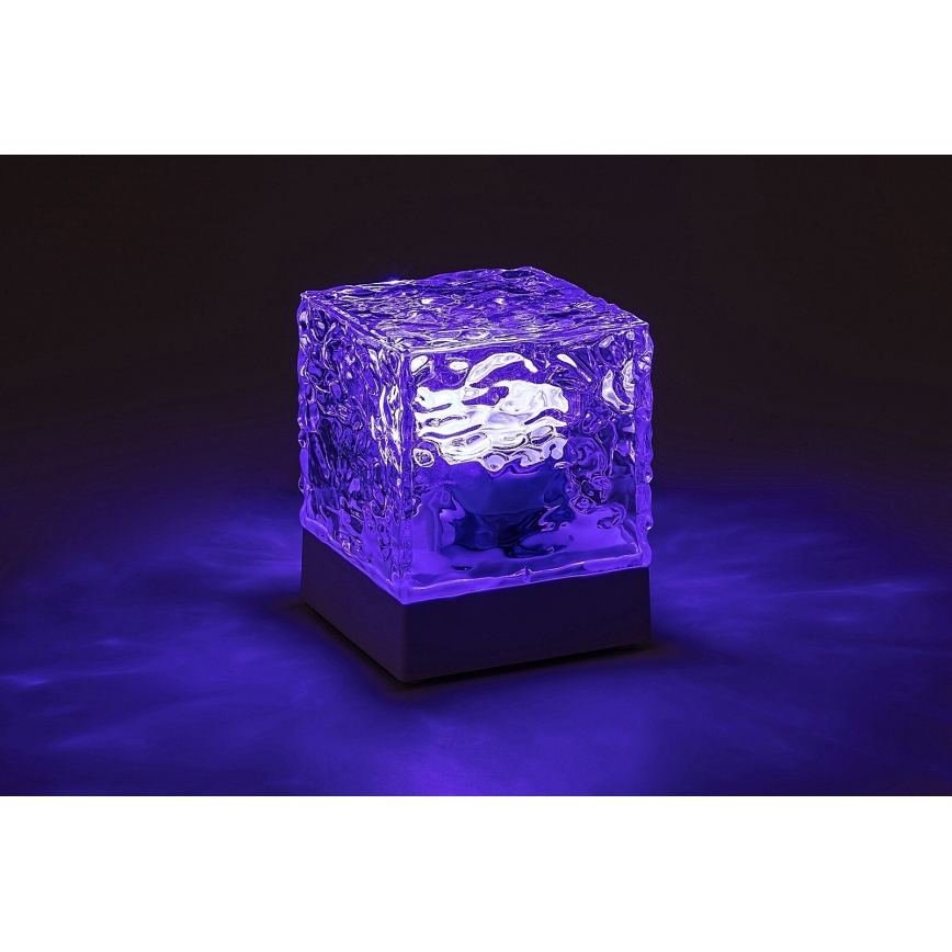 Rabalux - LED RGB Ściemnialna akumulatorowa lampa stołowa LED/1W/5V + pilot zdalnego sterowania